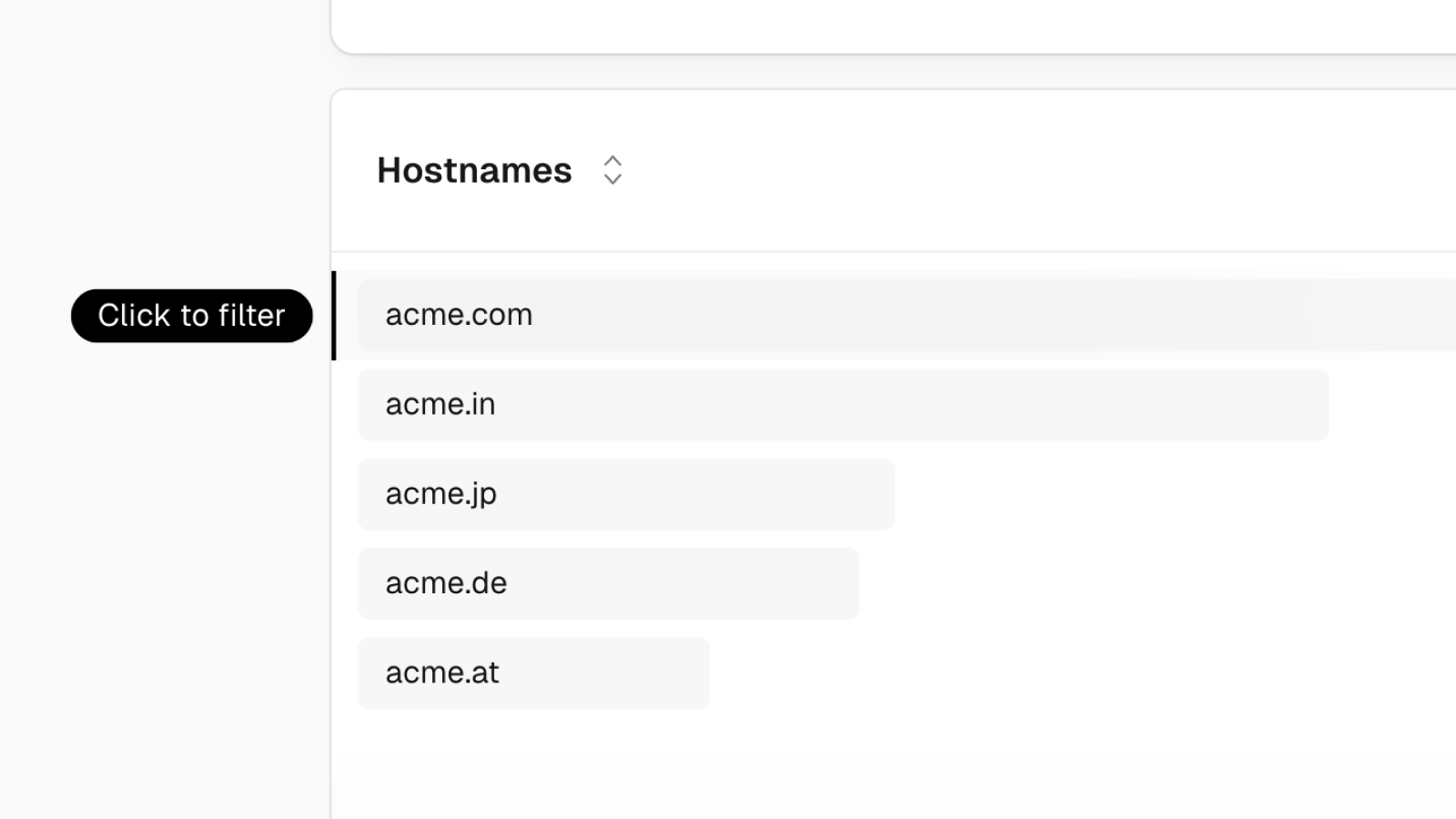 Cover for Hostname support in Web Analytics